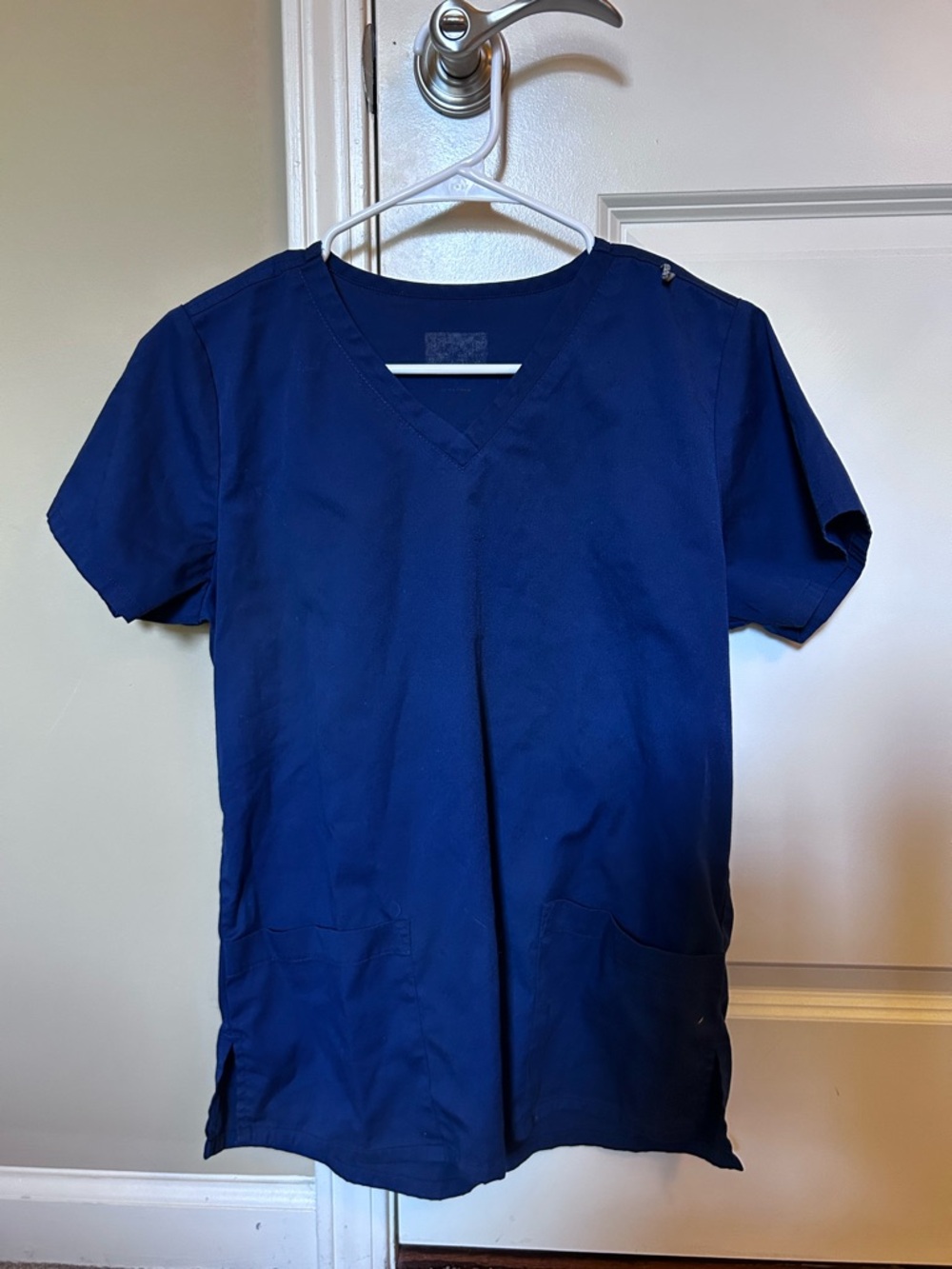 Navy Scrub Top